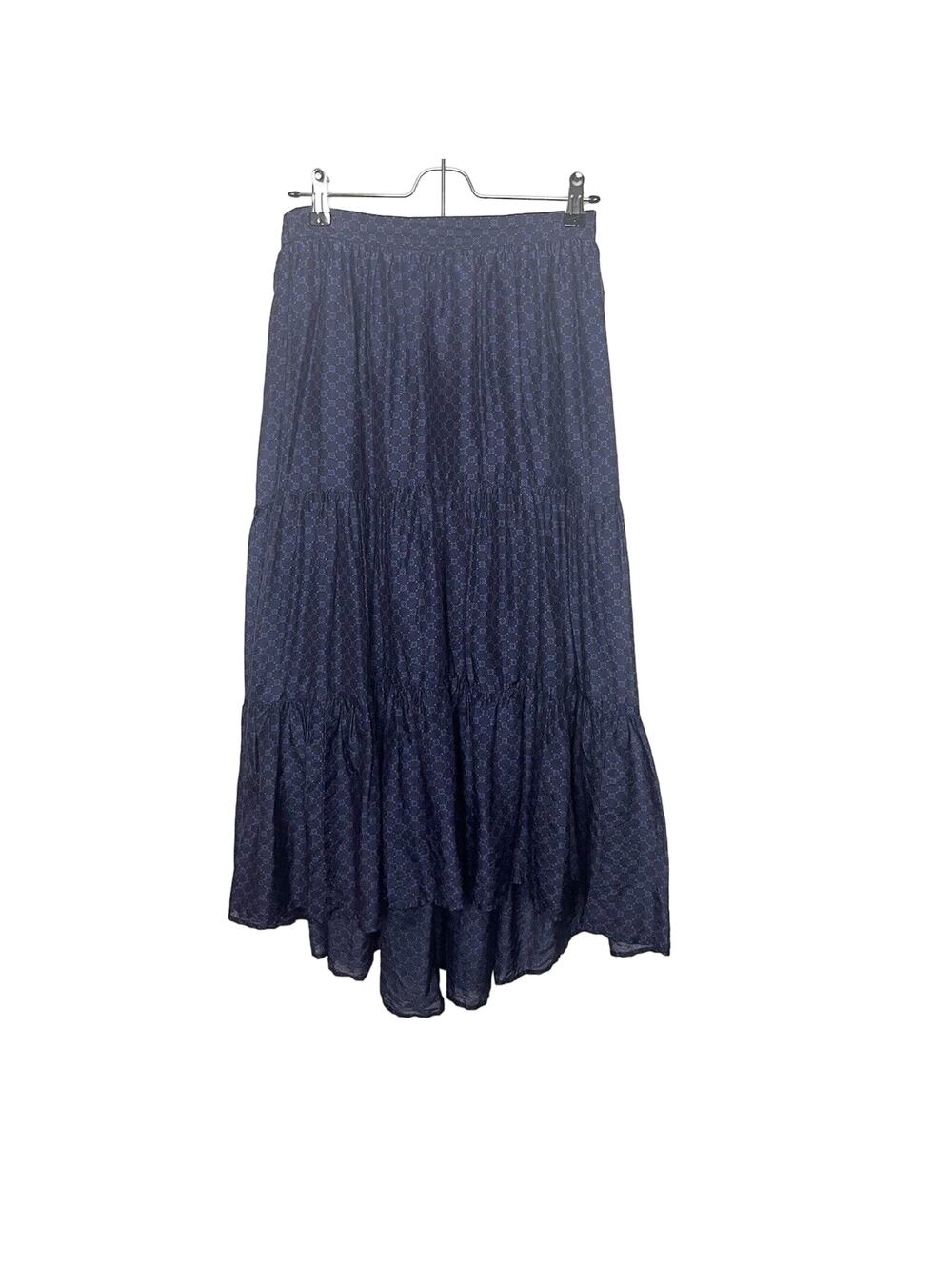 Xirena Iris Women’s Sz XS Tiered Floral Cotton Silk Boho Midi Maxi Skirt